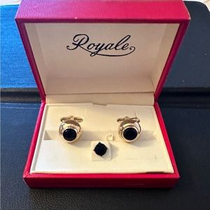 Royale Gold Tone Cufflinks